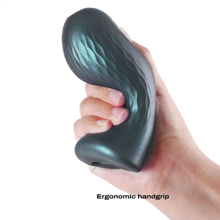 Dorcel - Sili-Cup - Dual Sensation Masturbator - Siliconen - Blauw Metallic-Rimbastore.com