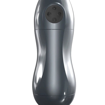 Dorcel - Blowjoy Vibe - Vibrerende Masturbator - Grijs-Erotiekvoordeel.nl