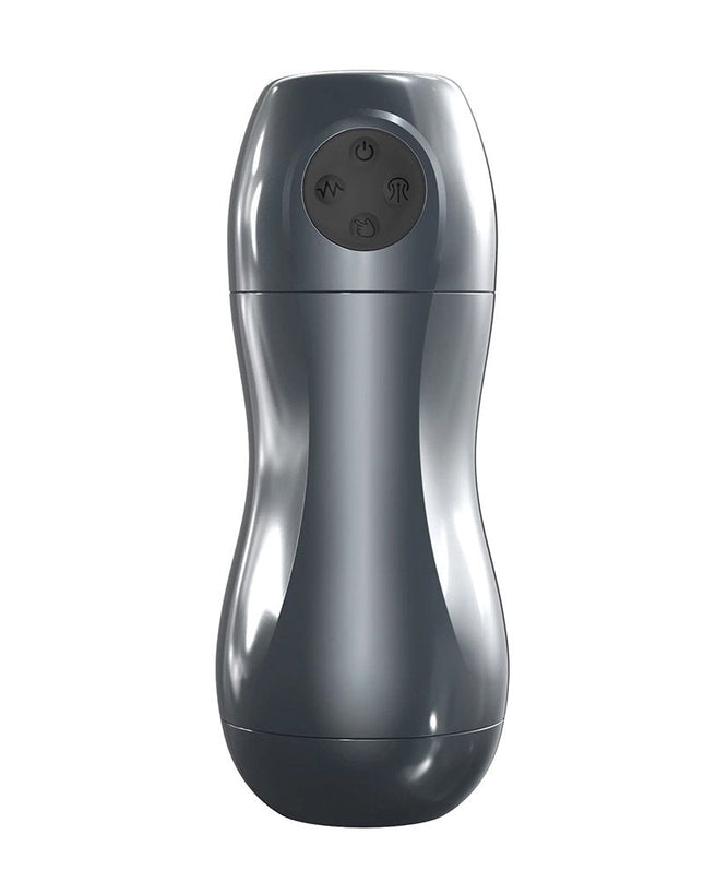Dorcel - Blowjoy Vibe - Vibrerende Masturbator - Grijs-Erotiekvoordeel.nl