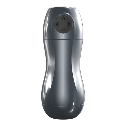 Dorcel - Blowjoy Vibe - Vibrerende Masturbator - Grijs-Erotiekvoordeel.nl