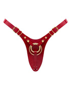 Strap-On-Me - Kunstleren Strapon Harnas Fabulous - Passend van XS t/m XXL - Rood Lak-Erotiekvoordeel.nl