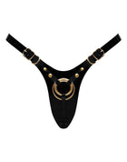Strap-On-Me - Kunstleren Strapon Harnas Fabulous - Passend van XS t/m XXL - Zwart Lak-Erotiekvoordeel.nl