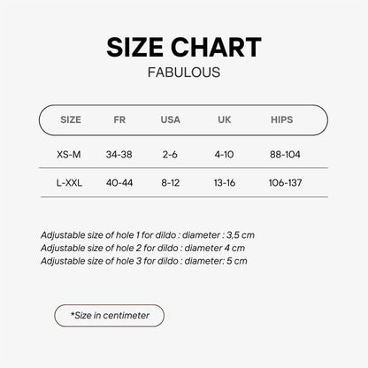 Strap-On-Me - Kunstleren Strapon Harnas Fabulous - Passend van XS t/m XXL - Zwart Lak-Erotiekvoordeel.nl