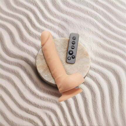 Strap-On-Me - Rotating & Vibrating Realistic Dildo - Light Skin Tone