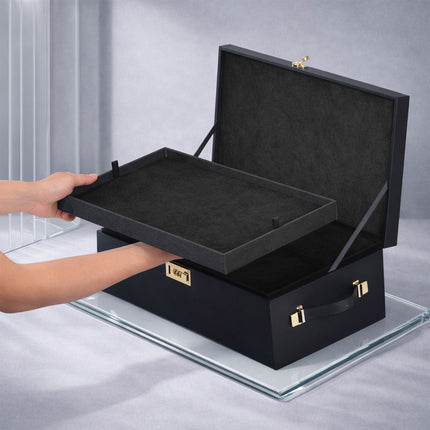 Strap-On-Me - The Case Lockable Sex Toy Storage Box - Black