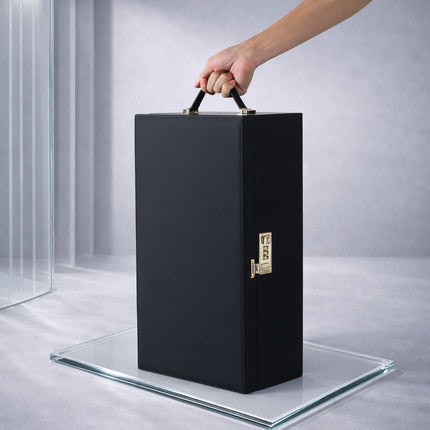 Strap-On-Me - The Case Lockable Sex Toy Storage Box - Black