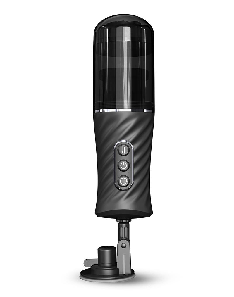 Dorcel - Thrust Blow Pro - Automatische Stotende Masturbator - Zwart-Erotiekvoordeel.nl