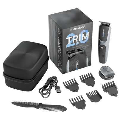 Bathmate - Trim 2.0 - Tondeuse et rasoir pour les zones intimes - Noir