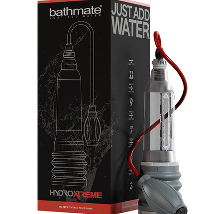 Bathmate - HydroXtreme 7 - Alleen pomp - Rood/Grijs/Transparant-Erotiekvoordeel.nl