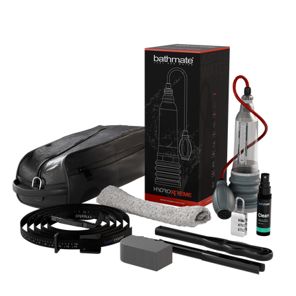 Bathmate - HydroXtreme 7 - Alleen pomp - Rood/Grijs/Transparant-Erotiekvoordeel.nl