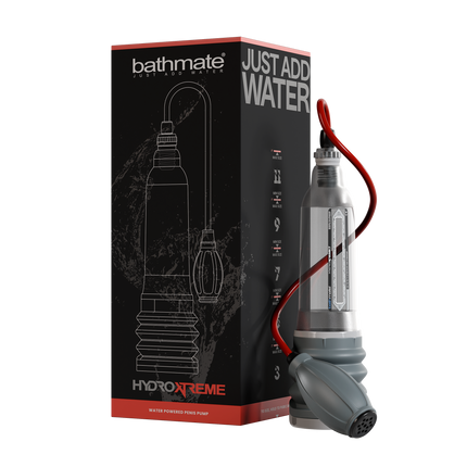 Bathmate - HydroXtreme 7 - Alleen pomp - Rood/Grijs/Transparant-Erotiekvoordeel.nl
