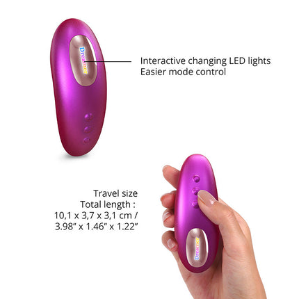 Love to Love - Dreamer - Clitoris Luchtdruk Vibrator - Met Flapping Modus - Iridescent Roze-Erotiekvoordeel.nl