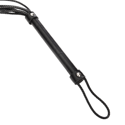 Rimba - BDSM Flogger met Rozen - Zwart/Rood-Rimbastore.com