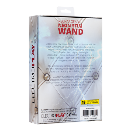 Rimba Electroplay - Neon Wand met Opzet Elektroden-Erotiekvoordeel.nl