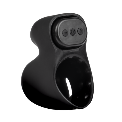 Rimba Electro Play - E-Stim Penis Head Stimulator - Bipolar - Black
