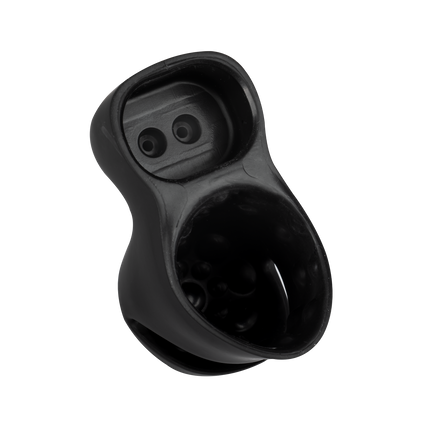 Rimba Electro Play - E-Stim Penis Head Stimulator - Bipolar - Black