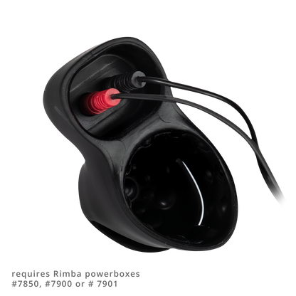 Rimba Electro Play - Stimulateur de gland pénien E-Stim - Bipolaire - Noir