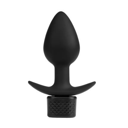 Rimba Electro Play – E-Stim Buttplug – Bi-Polair – Schwarz