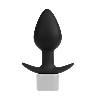 Rimba Electro Play – E-Stim Buttplug – Bi-Polair – Schwarz
