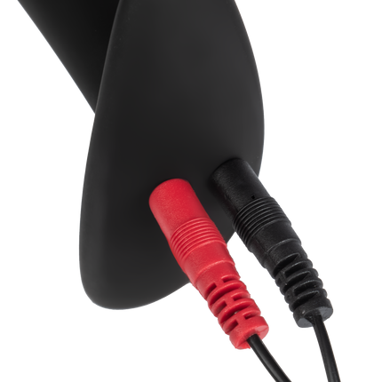 Rimba Electro Play – E-Stim Buttplug – Bi-Polair – Schwarz