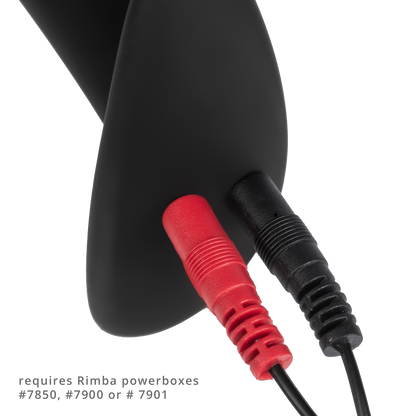 Rimba Electro Play – E-Stim Buttplug – Bi-Polair – Schwarz