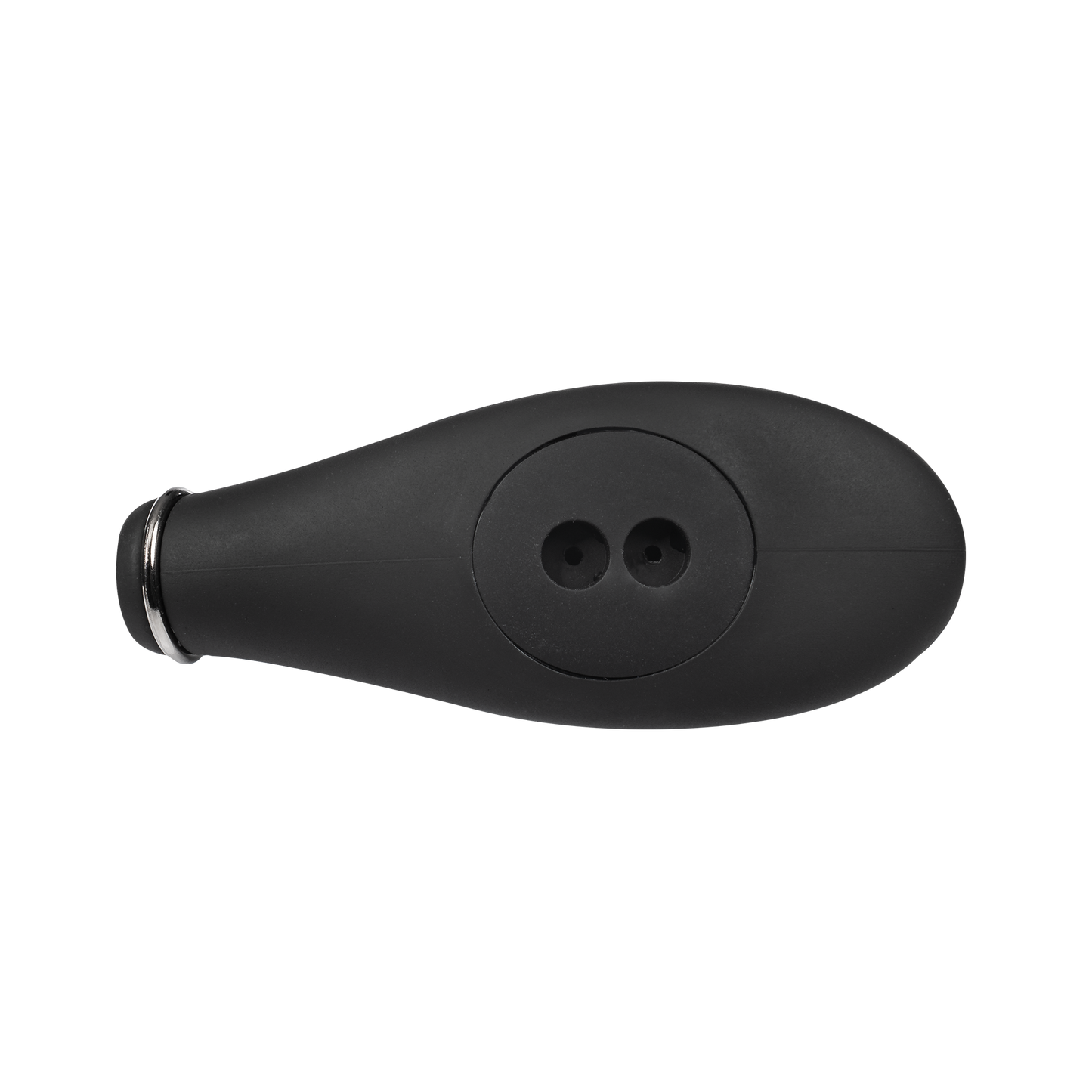 Rimba Electro Play - E-Stim Opblaasbare Anaal Plug - Bi-Polair - Zwart