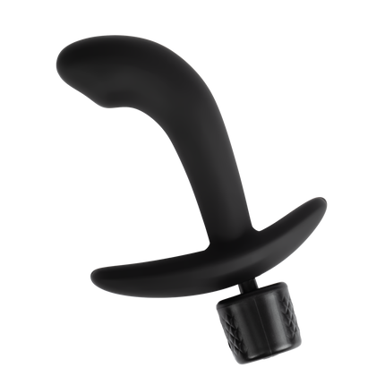 Rimba Electro Play - E-Stim Anal Plug - E-Stim Prostate Plug - Bipolar - Black