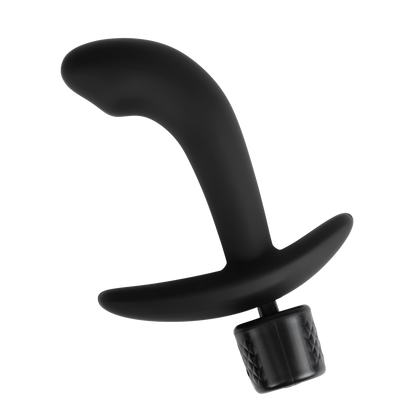 Rimba Electro Play – E-Stim Analplug – E-Stim Prostata-Plug – bipolar – schwarz