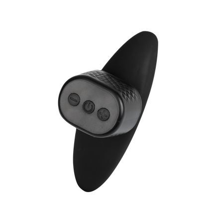 Rimba Electro Play - E-Stim Anal Plug - E-Stim Prostate Plug - Bipolar - Black