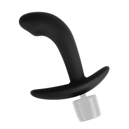 Rimba Electro Play – E-Stim Analplug – E-Stim Prostata-Plug – bipolar – schwarz