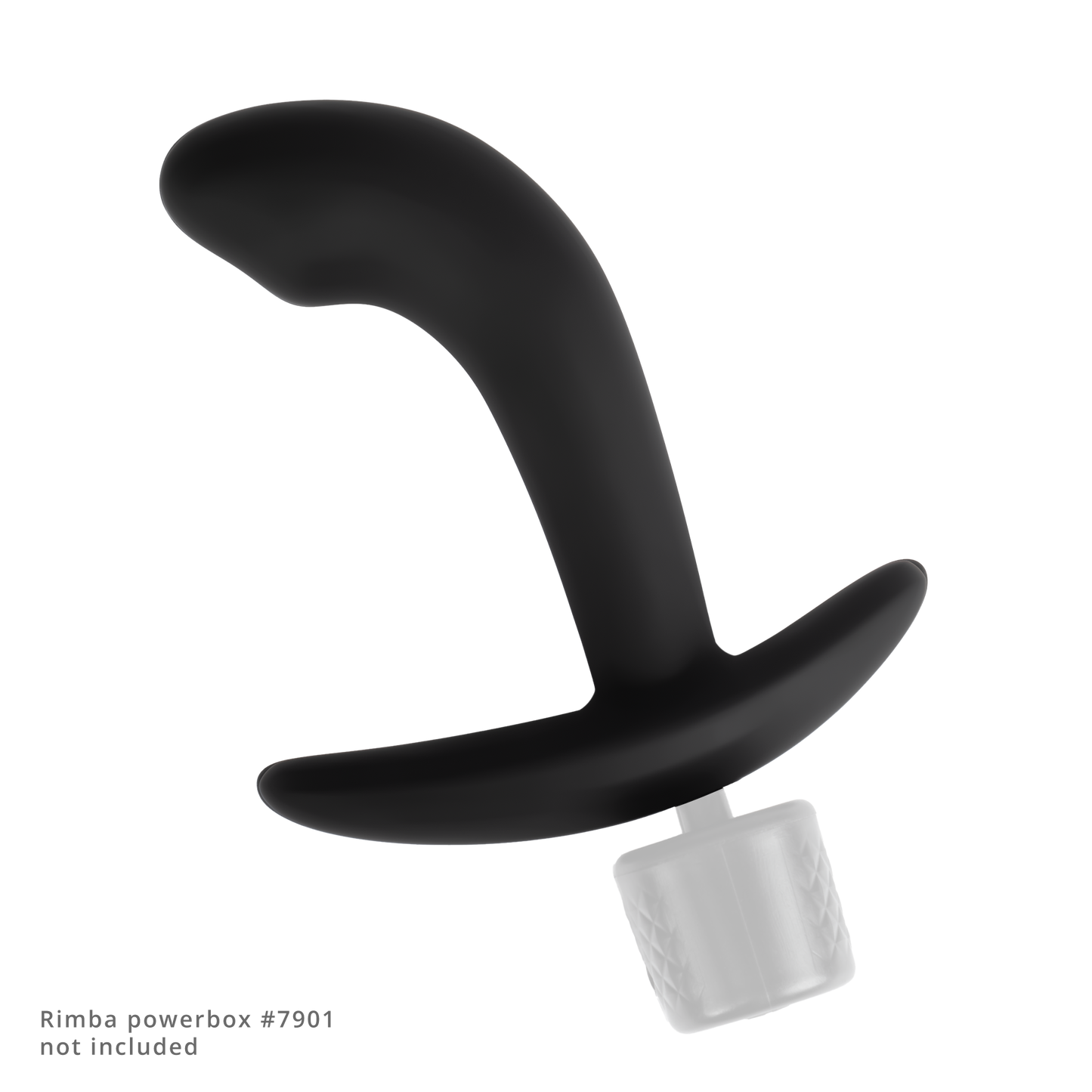 Rimba Electro Play – E-Stim Analplug – E-Stim Prostata-Plug – bipolar – schwarz