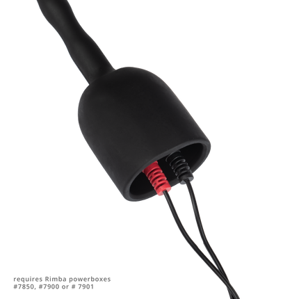Rimba Electro Play – E-Stim Urethral-Dilatator – bipolar – schwarz
