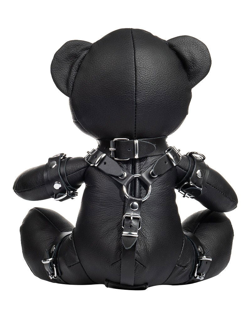 Rimba - Schwarzer Leder BDSM Teddybär