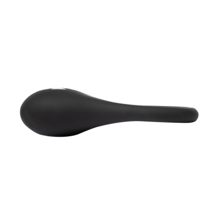 Rimba - Siliconen Ball Stretcher met Twee Metalen Kogeltjes - 70 gram - Zwart-Erotiekvoordeel.nl