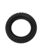 Rimba Bondage Play – Siliconen Cockring met Bandenmotief - Zwart-Rimbastore.com