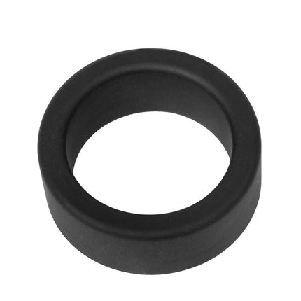 Rimba - Siliconen Scrotumring - Ballstretcher - Hoogte 20 mm - Zwart-Erotiekvoordeel.nl