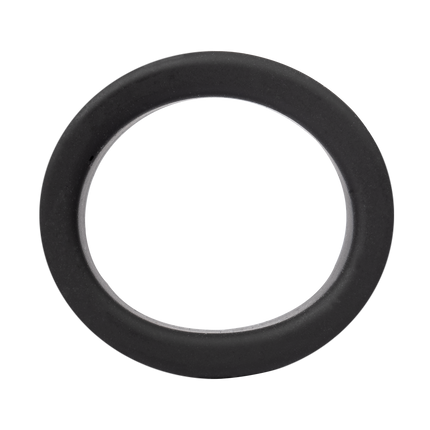 Rimba - Siliconen Scrotumring - Ballstretcher - Hoogte 20 mm - Zwart-Erotiekvoordeel.nl