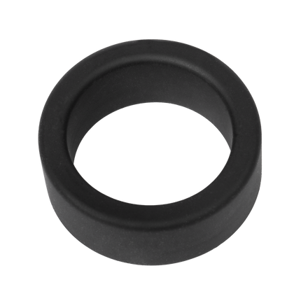 Rimba - Siliconen Scrotumring - Ballstretcher - Hoogte 20 mm - Zwart-Erotiekvoordeel.nl