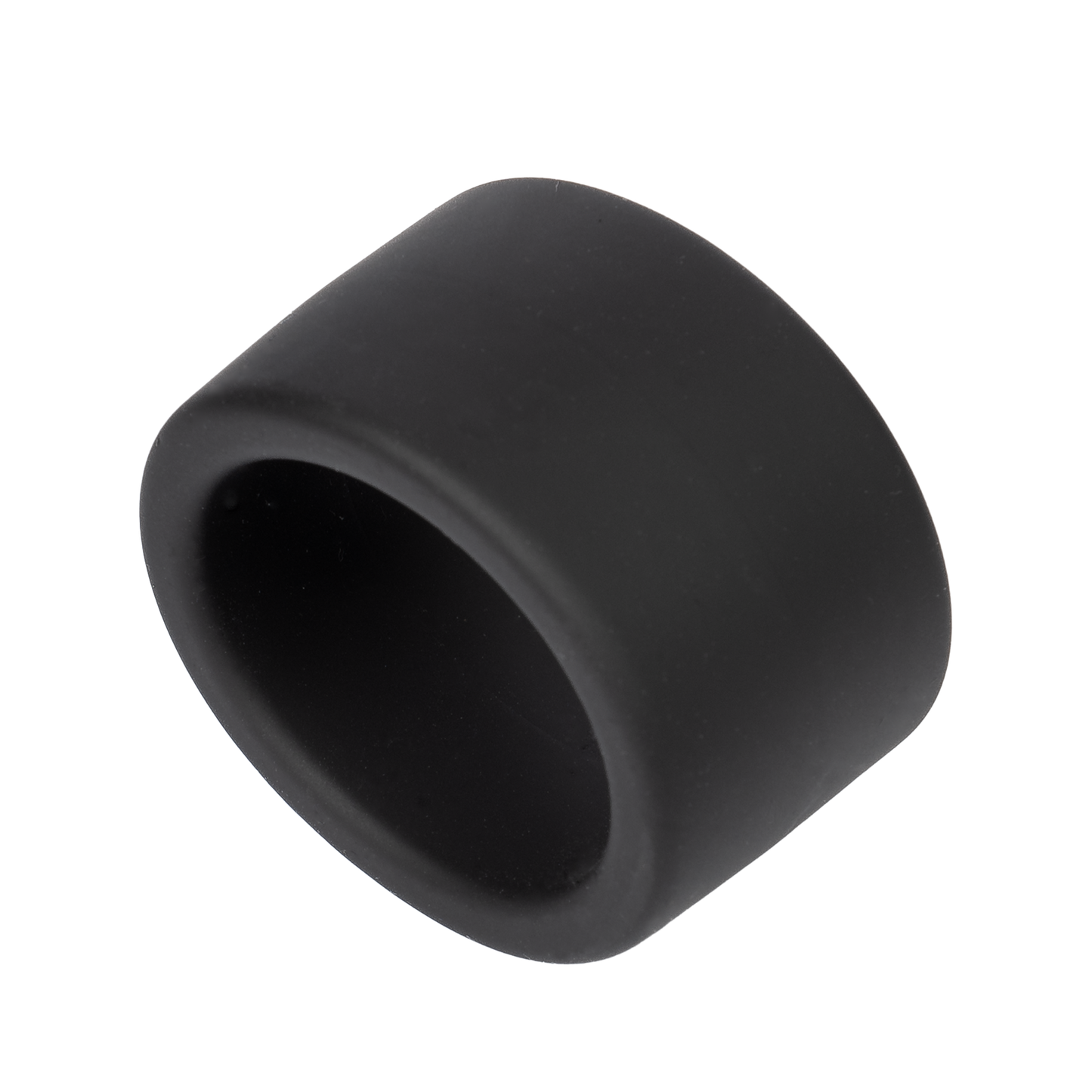 Rimba - Siliconen Scrotumring - Ballstretcher - Hoogte 30 mm - Zwart-Erotiekvoordeel.nl