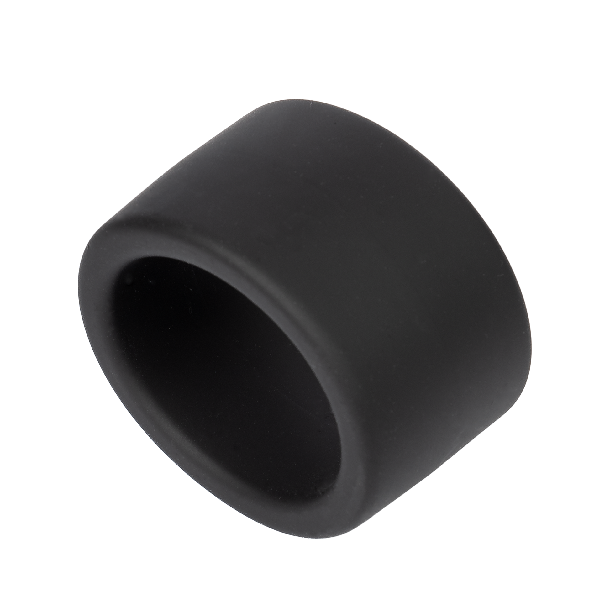 Rimba - Siliconen Scrotumring - Ballstretcher - Hoogte 30 mm - Zwart-Erotiekvoordeel.nl