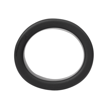 Rimba - Siliconen Scrotumring - Ballstretcher - Hoogte 30 mm - Zwart-Erotiekvoordeel.nl