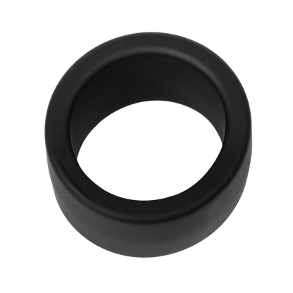 Rimba - Siliconen Scrotumring - Ballstretcher - Hoogte 30 mm - Zwart-Erotiekvoordeel.nl
