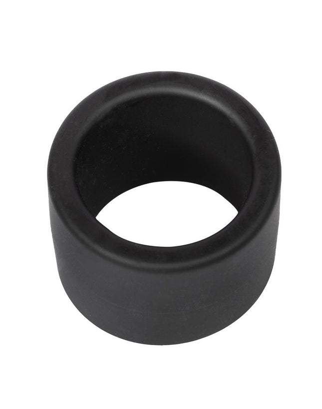 Rimba - Siliconen Scrotumring - Ballstretcher - Hoogte 40 mm - Zwart-Erotiekvoordeel.nl