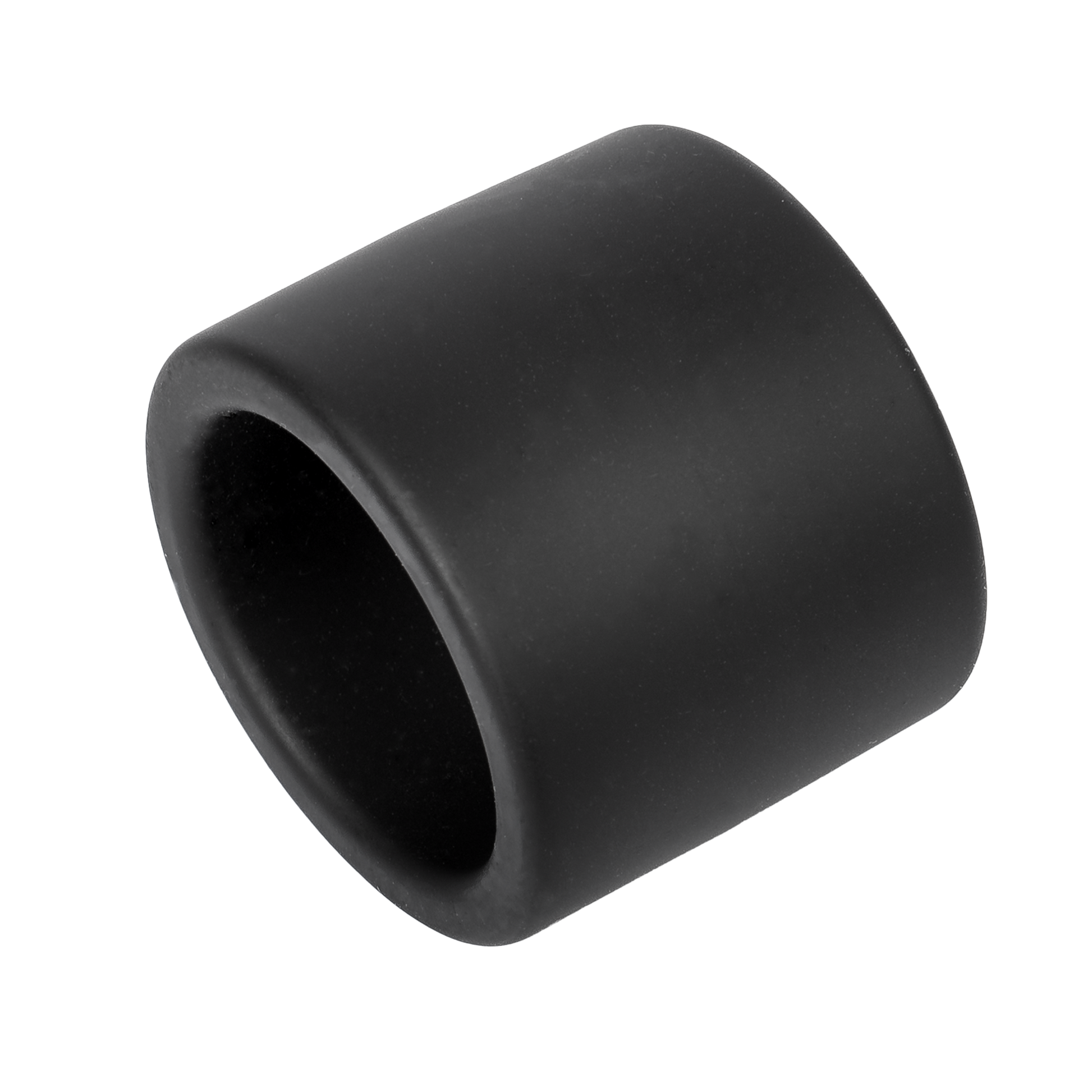 Rimba - Siliconen Scrotumring - Ballstretcher - Hoogte 40 mm - Zwart-Erotiekvoordeel.nl