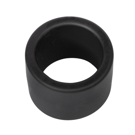 Rimba - Siliconen Scrotumring - Ballstretcher - Hoogte 40 mm - Zwart-Erotiekvoordeel.nl