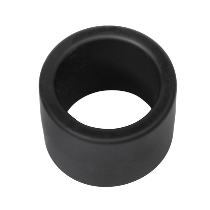 Rimba - Siliconen Scrotumring - Ballstretcher - Hoogte 40 mm - Zwart-Erotiekvoordeel.nl