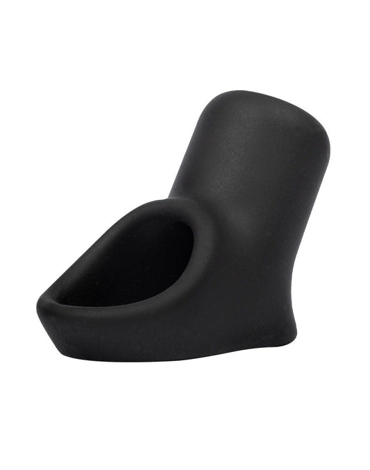 Rimba - Siliconen Penis Sleeve - Zwart-Erotiekvoordeel.nl