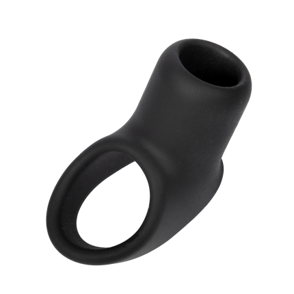Rimba - Siliconen Penis Sleeve - Zwart-Erotiekvoordeel.nl