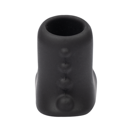 Rimba - Siliconen Penis Sleeve - Zwart-Erotiekvoordeel.nl