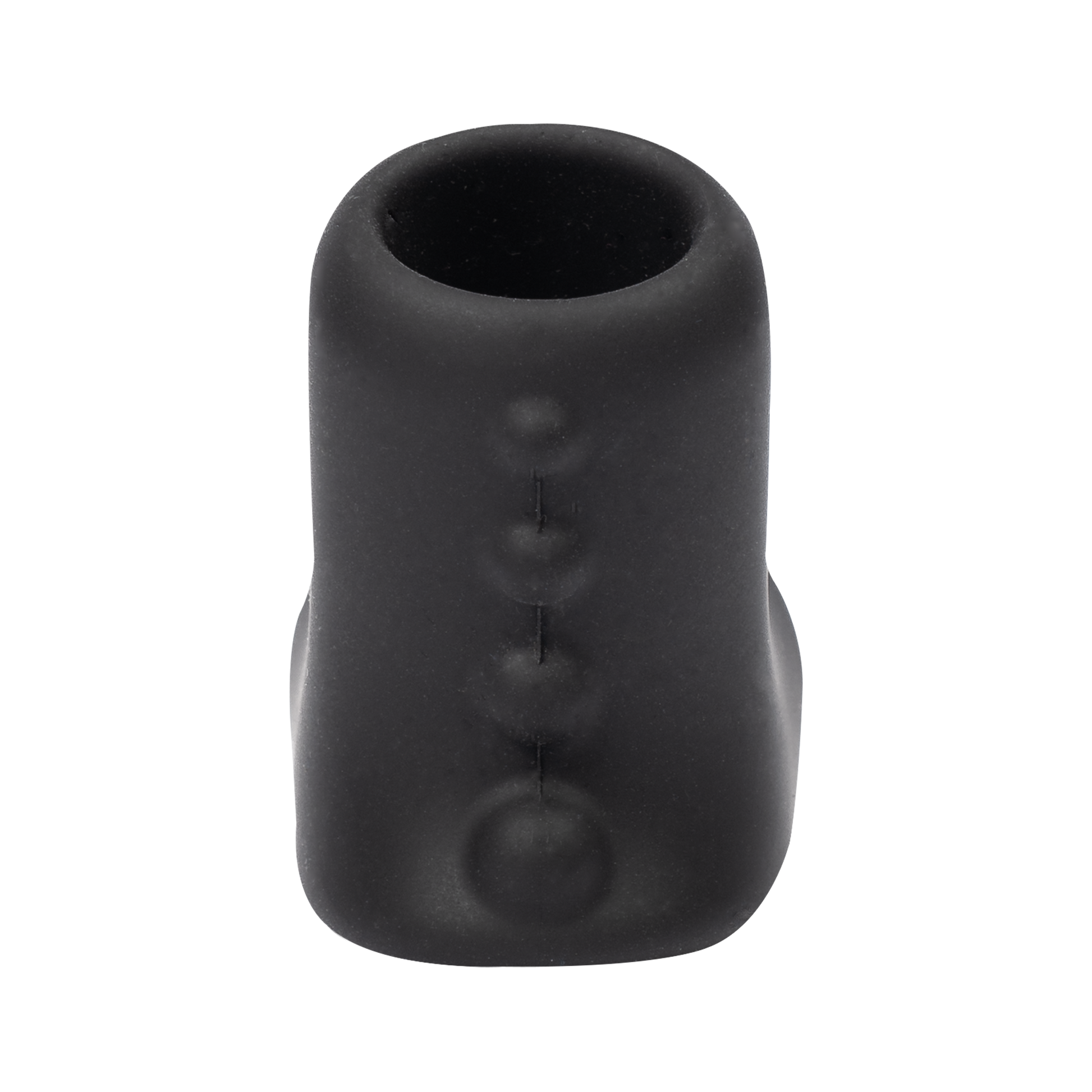 Rimba - Siliconen Penis Sleeve - Zwart-Erotiekvoordeel.nl